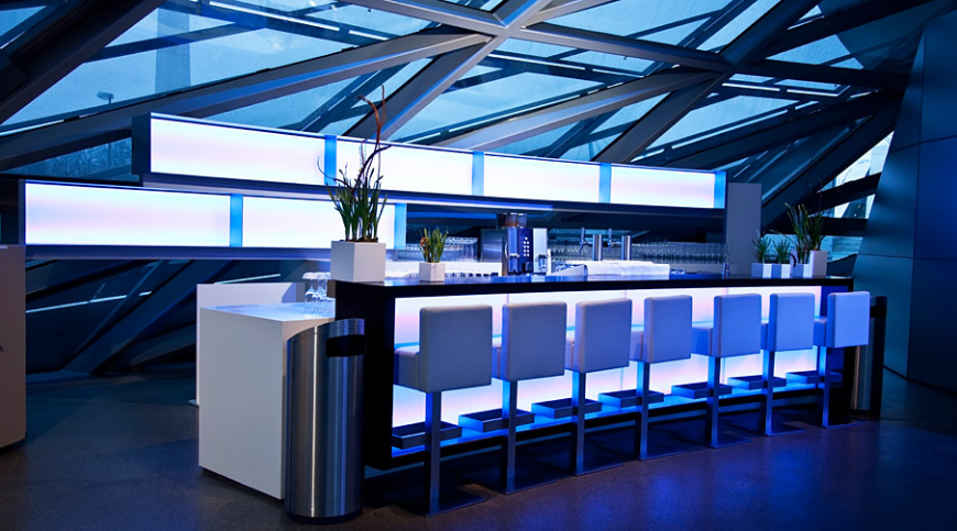 Décor Lumineux de bar restaurant en Plexiglas LED
