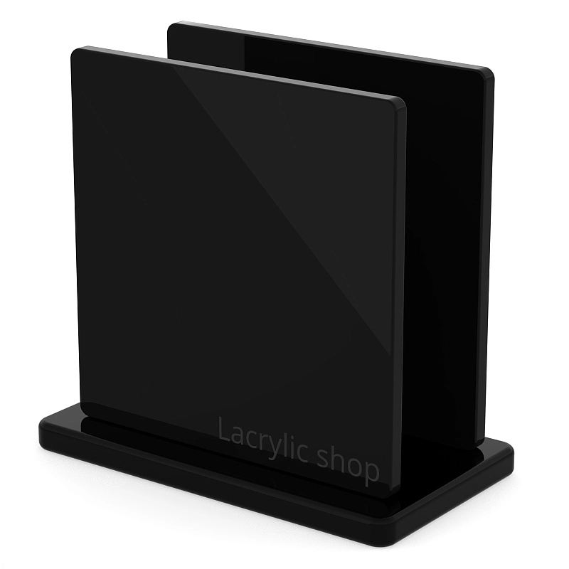 Plaque Plexiglass Noir Brillant ep 5 mm