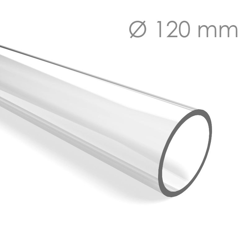 Tube PMMA Plexi Transparent Ø 120 ep 3 mm